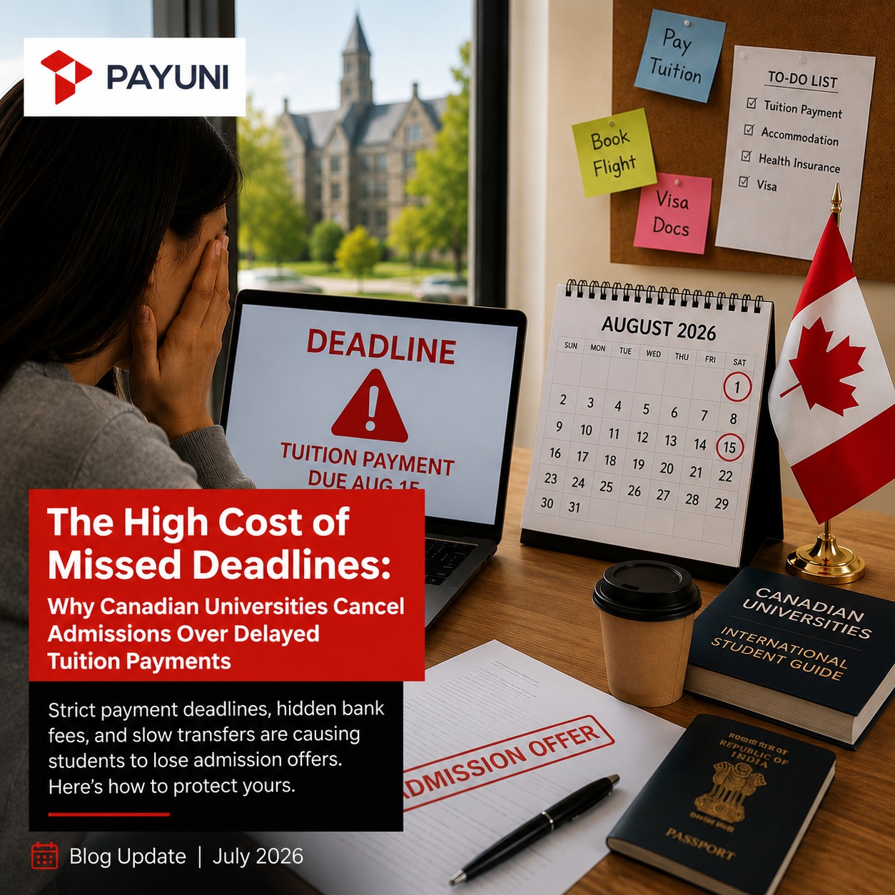 The High Cost of Missed Deadlines: Why Canadian Universities Cancel Admissions Over Delayed Tuition Payments