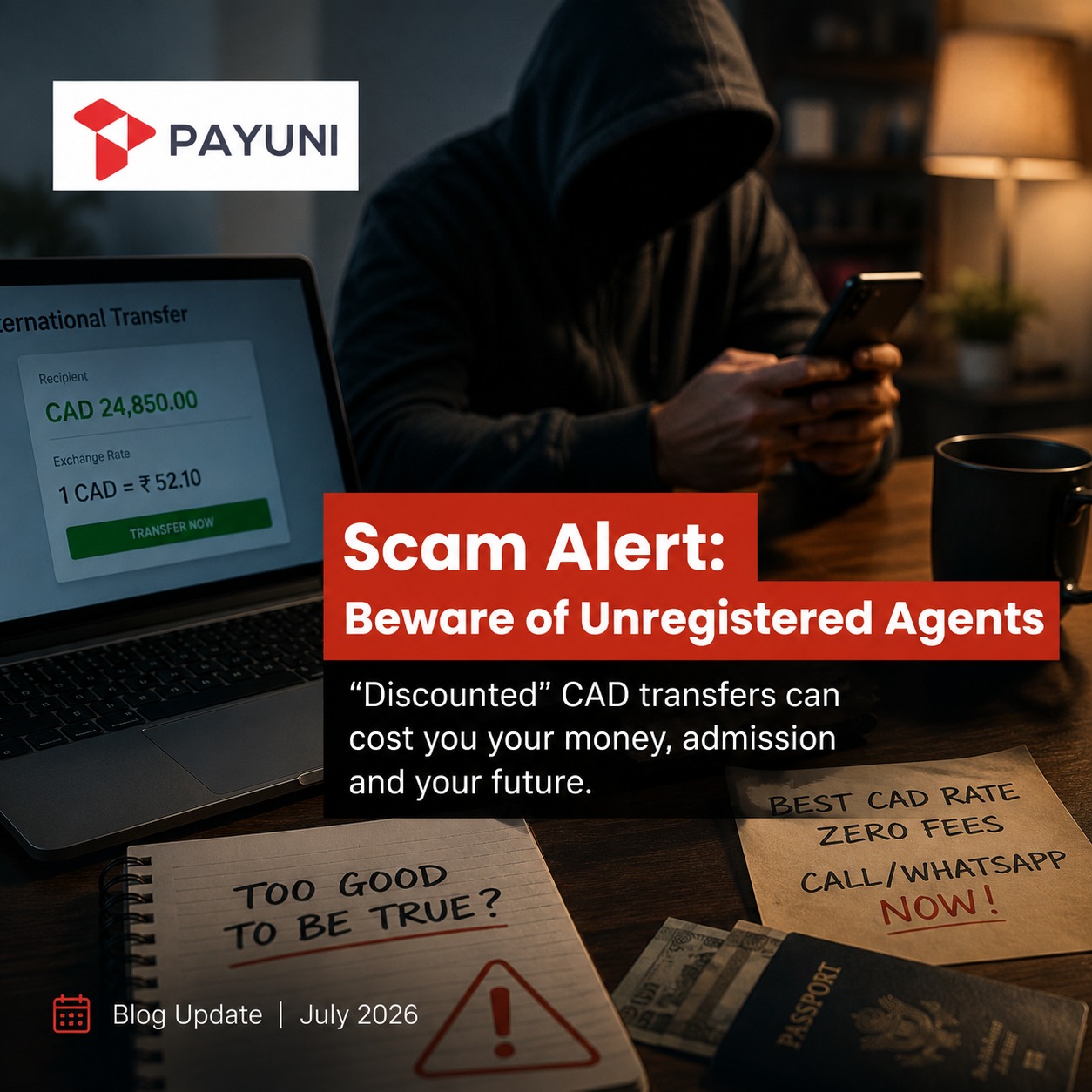 Scam Alert: Beware of Unregistered Agents Offering "Discounted" CAD Transfers